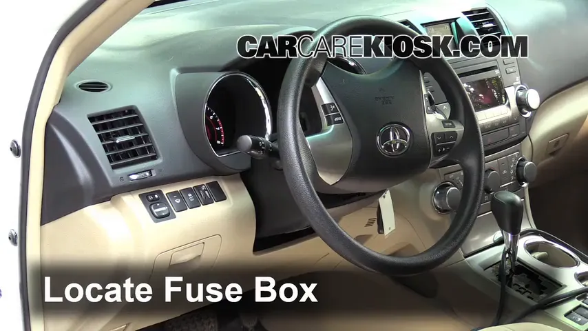 2012 Toyota Highlander 3.5L V6 Fuse (Interior)